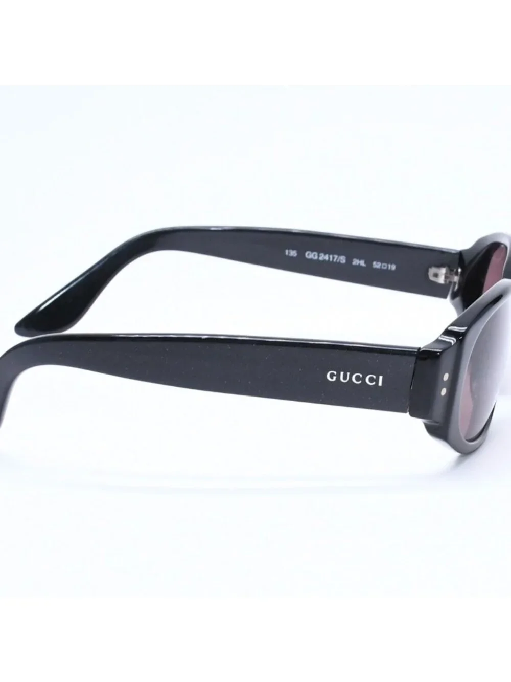 Gucci Oval Shape Sunglasses Eyewear S 52 19 Black Tom Ford Era Silver